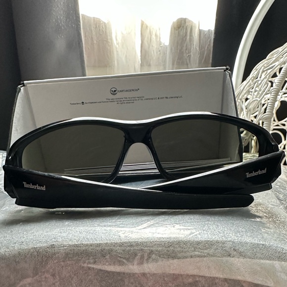 Timberland Sport Wrap Black Sunglasses Nwt - Picture 5 of 9